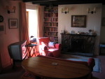 Sitting room, looking towards fireplace