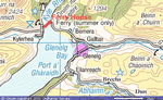 OS detail map of Glenelg and nearby